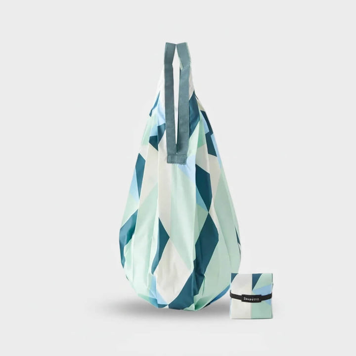 Shupatto Compact Shopping Bag Sea Glass