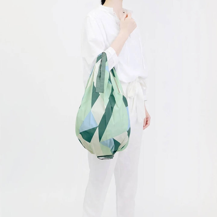 Shupatto Compact Shopping Bag Sea Glass