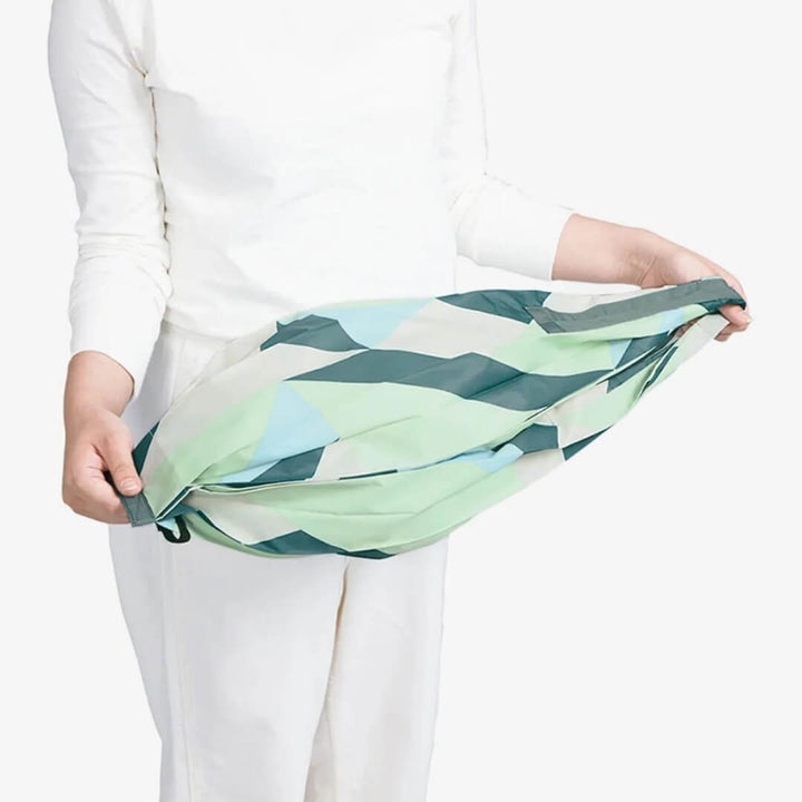 Shupatto Compact Shopping Bag Sea Glass