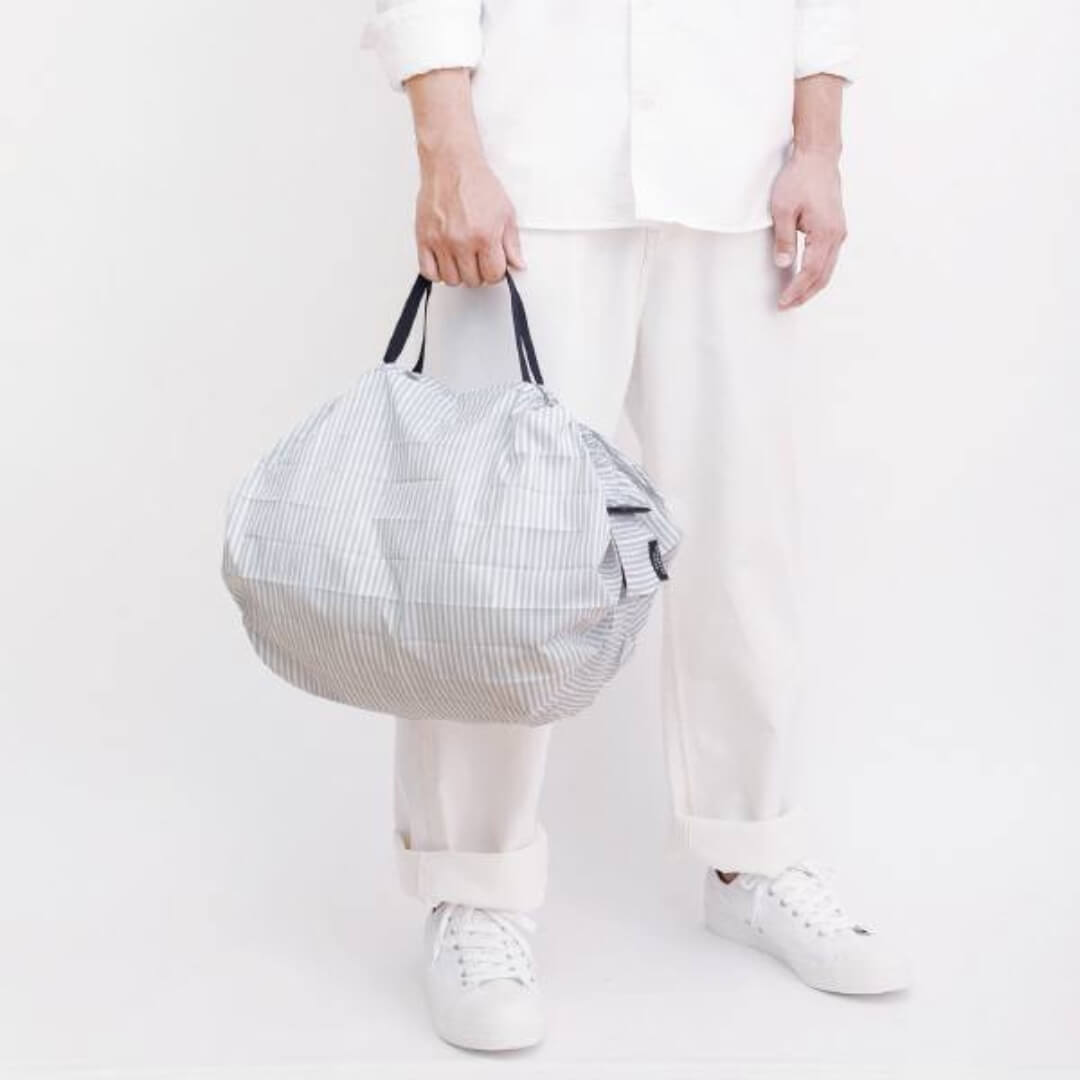 Shupatto Foldable Shopping Bag Stripe