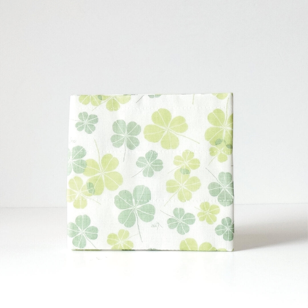 Shirayuki Clover in Wakaba Dishcloth