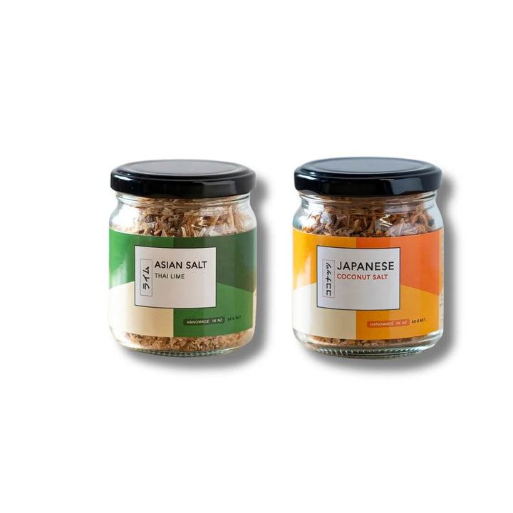 Asian Food Republic Japanese Coconut Salt & Thai Lime Salt Set