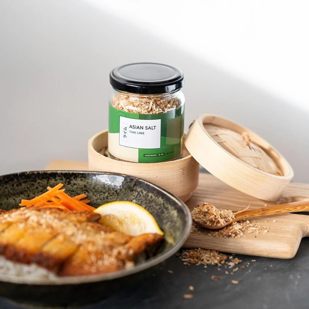 Asian Food Republic Japanese Coconut Salt & Thai Lime Salt Set