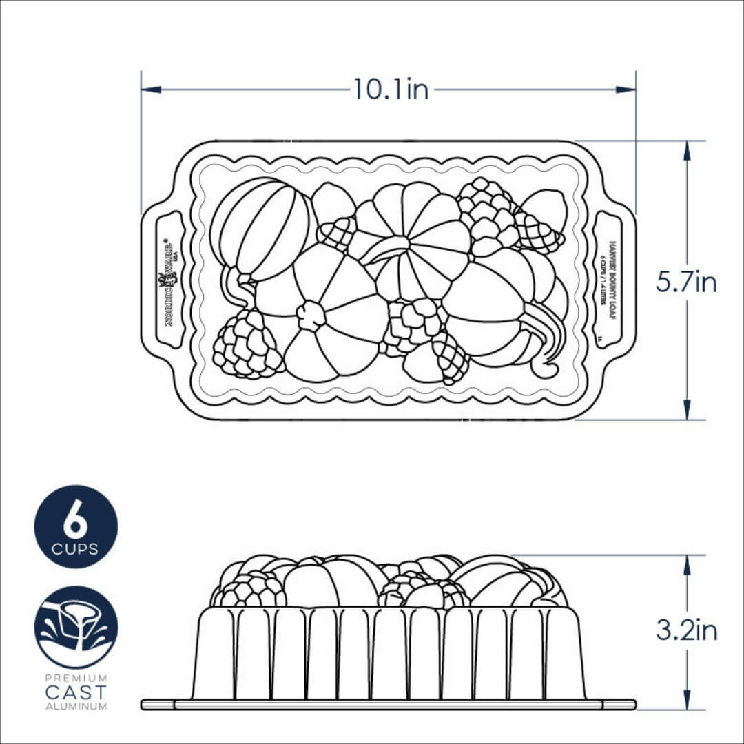 Nordic Ware Harvest Bounty Loaf Pan