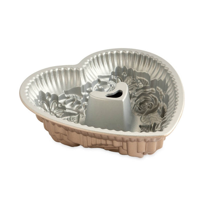 NordicWare Floral Heart Bundt Pan 6cup