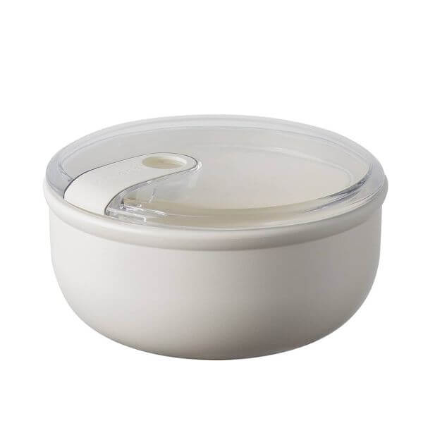 Omada Pullbox Round Container Set 2pce Ivory & Pink