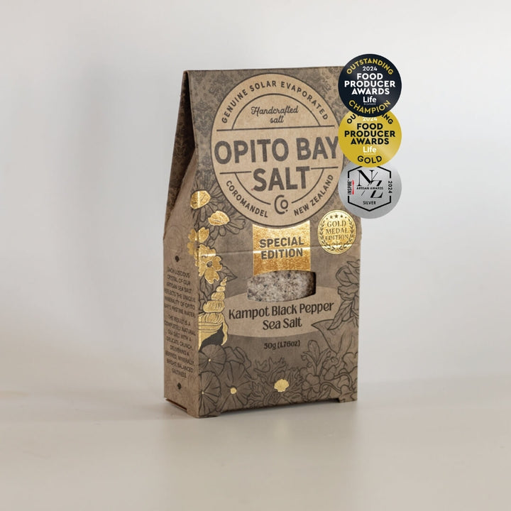 Opito Bay Kampot Black Pepper Sea Salt 50g