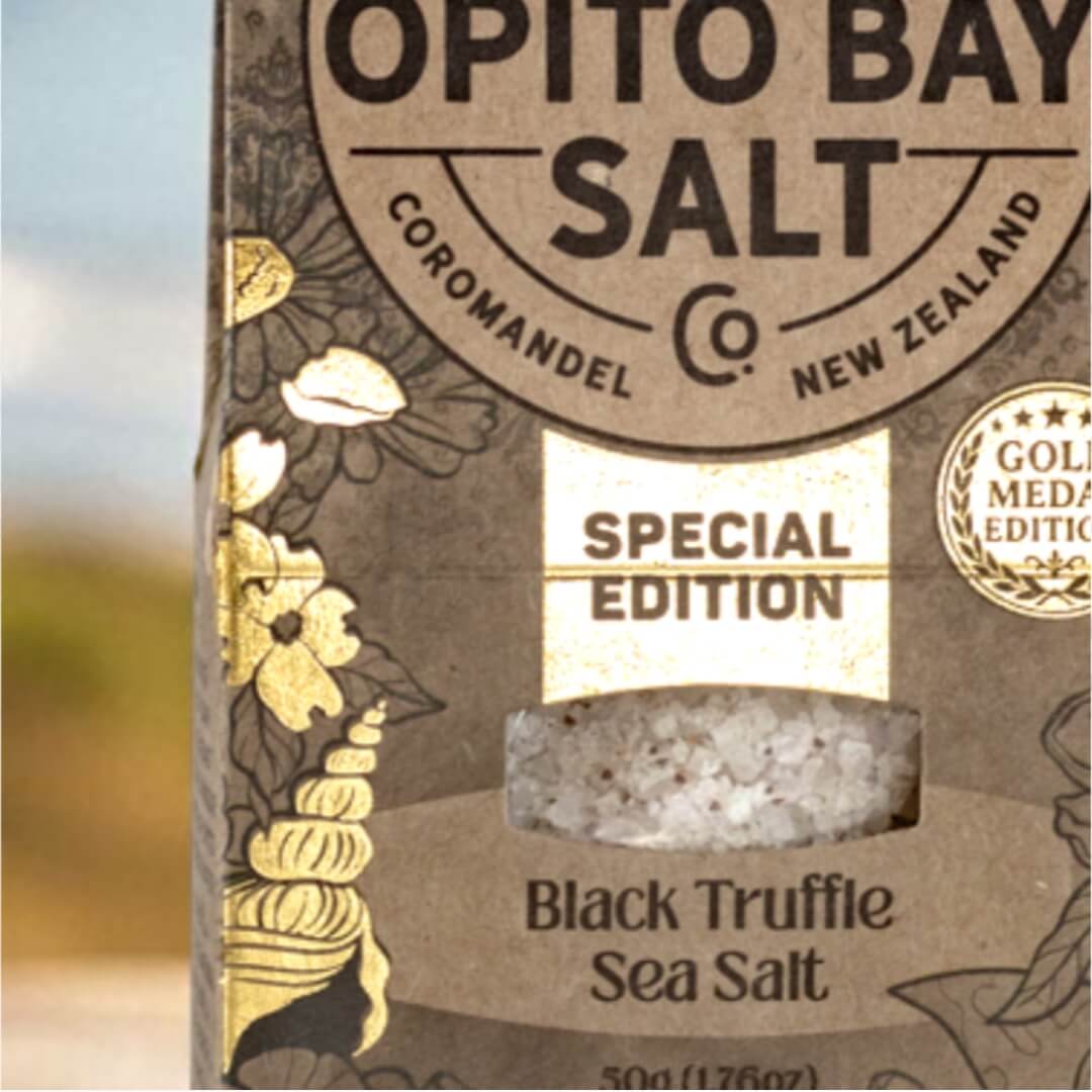 Opito Bay Salt Black Truffle Sea Salt 50g
