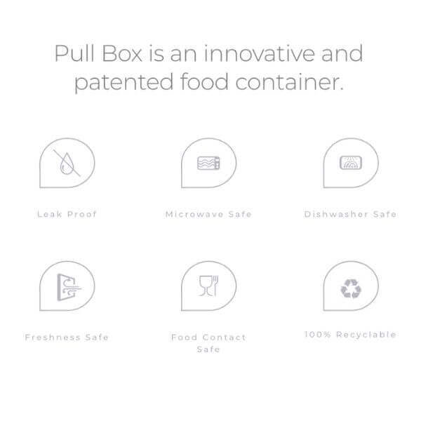 Omada Pullbox Square Container Medium 1L