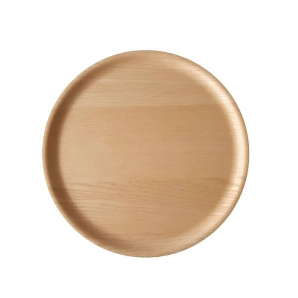 Atiya Round Ash Wooden Tray 35cm