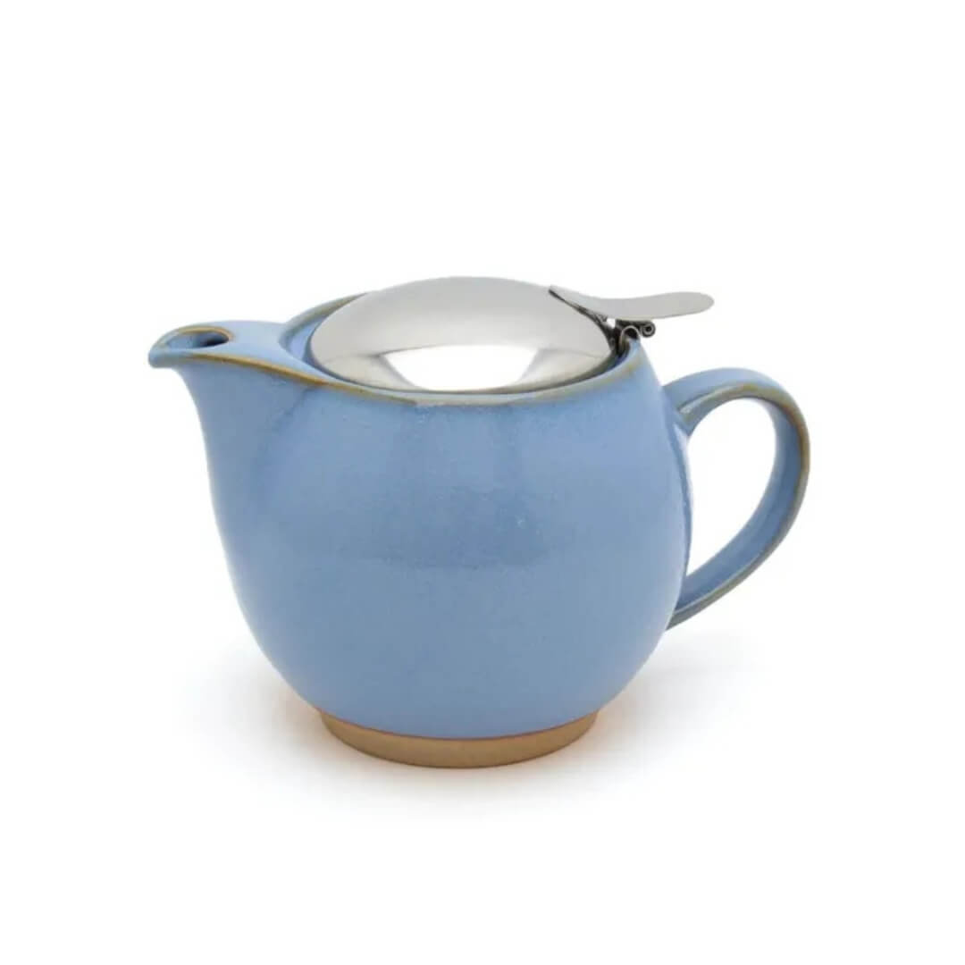 Zero Japan Teapot 450ml Earth Hydrangea Blue