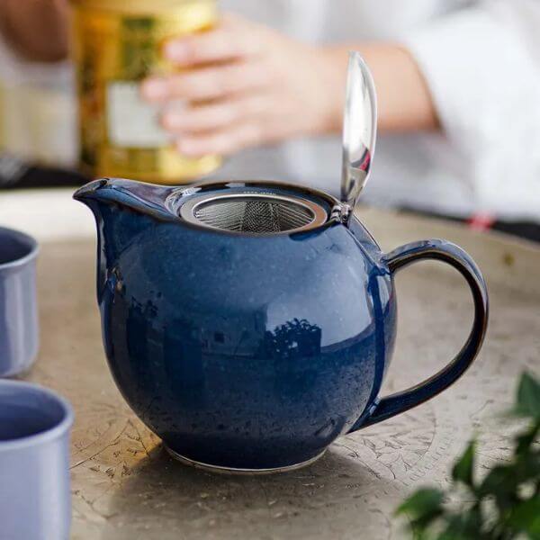 Zero Japan Teapot 1L Jeans Blue