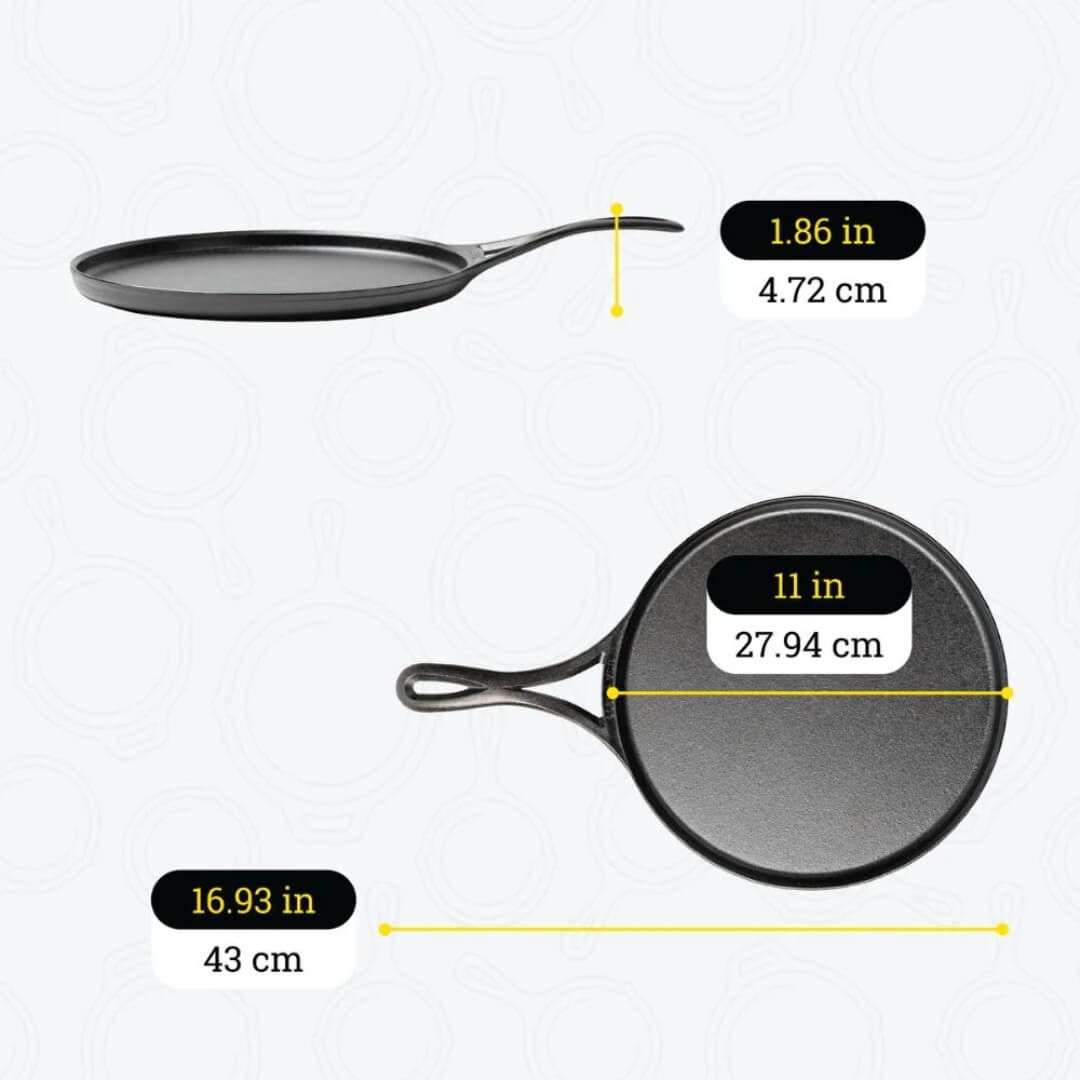 Lodge Blacklock Round Griddle 28cm