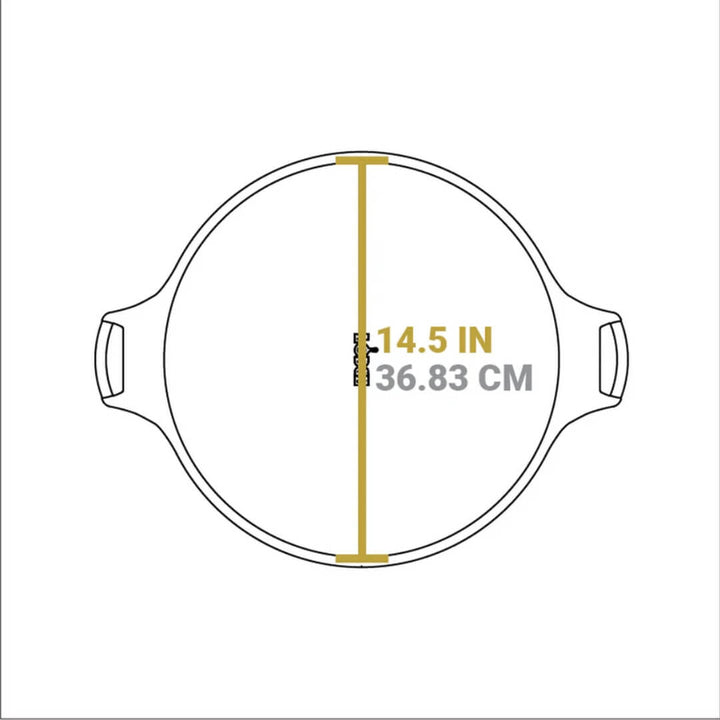 Lodge Cast Iron Pizza Pan 38cm