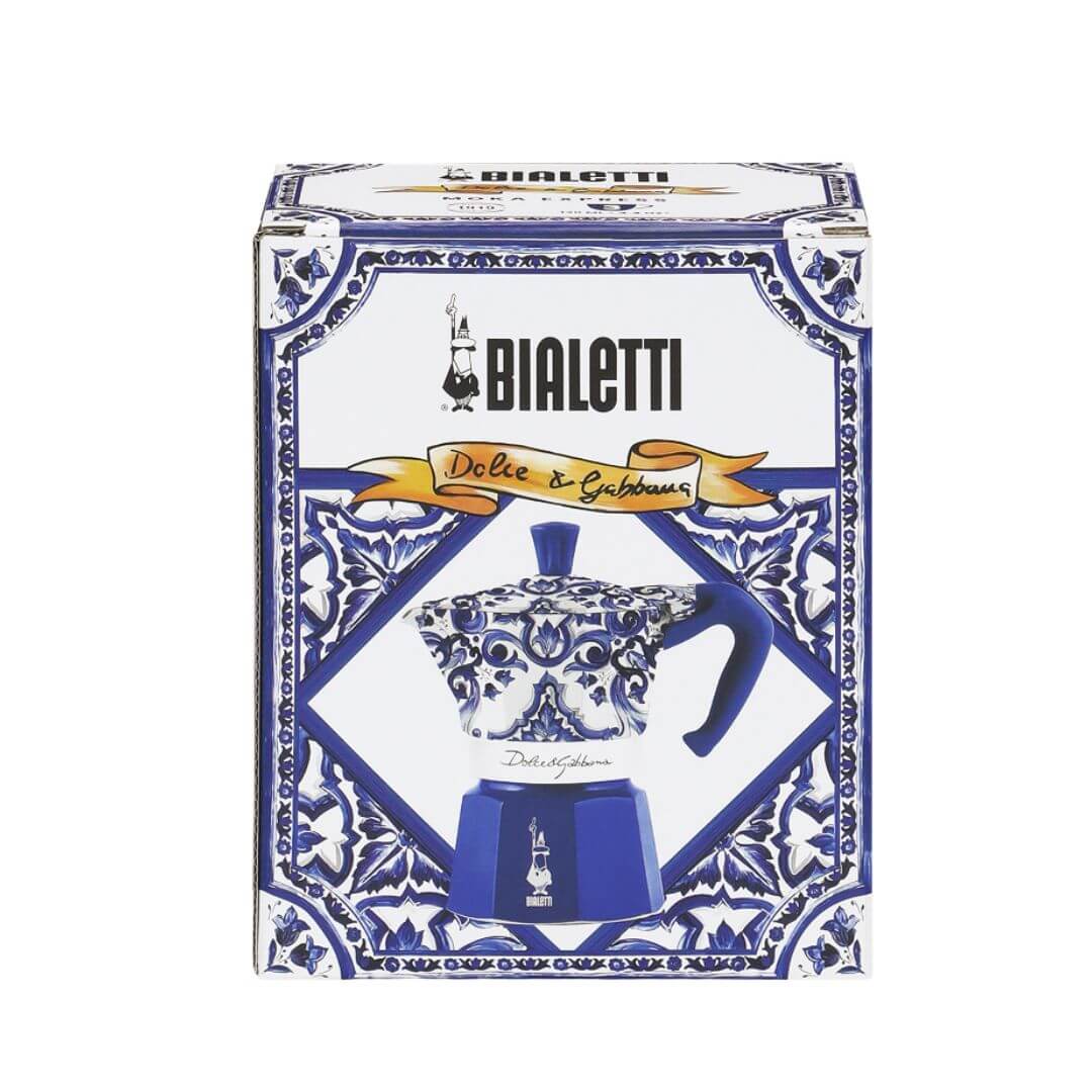 Bialetti Dolce&Gabbana Moka Express |  Blu Mediterraneo 3 Cup