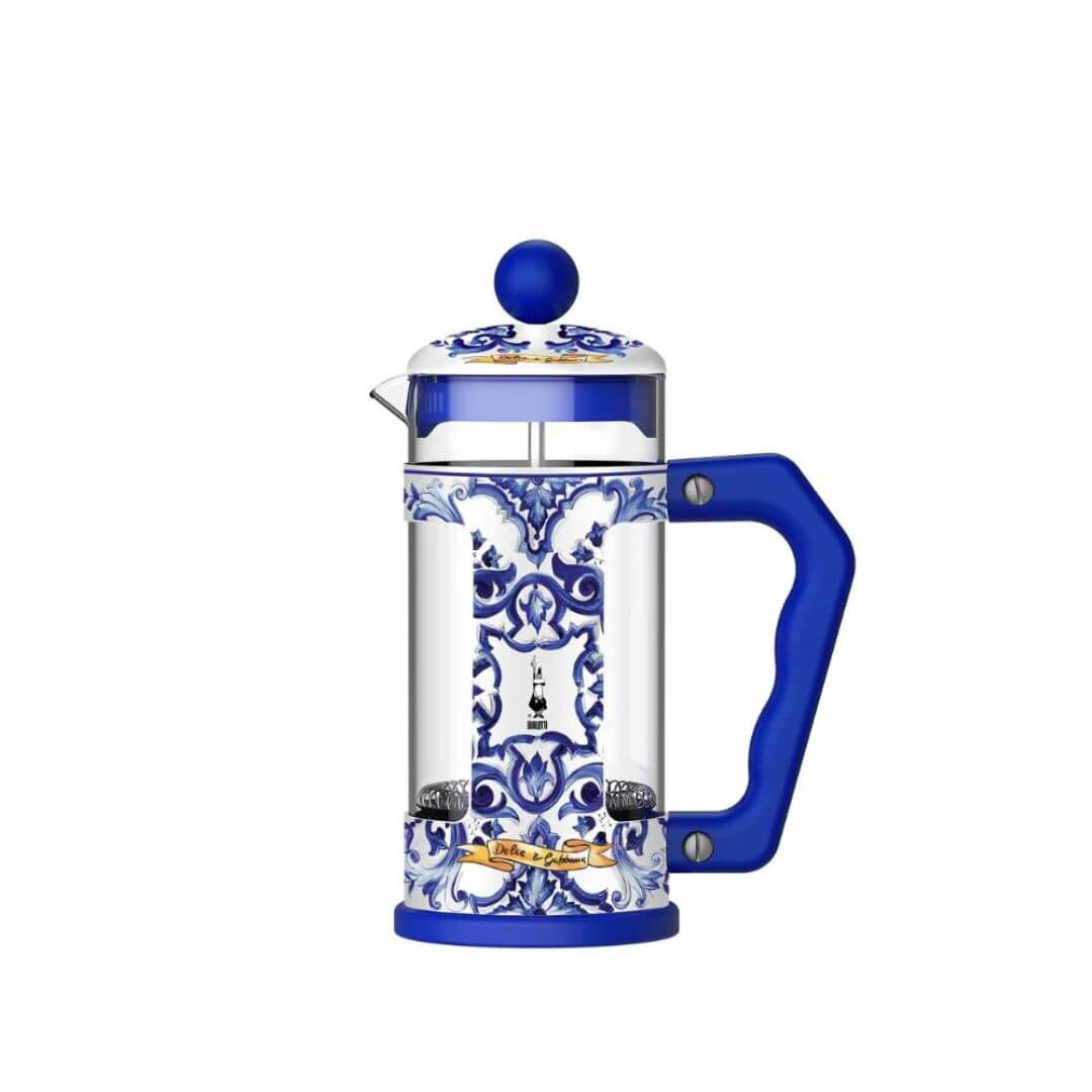 Bialetti Dolce&Gabbana Coffee Press | Blu Mediterraneo 3cup