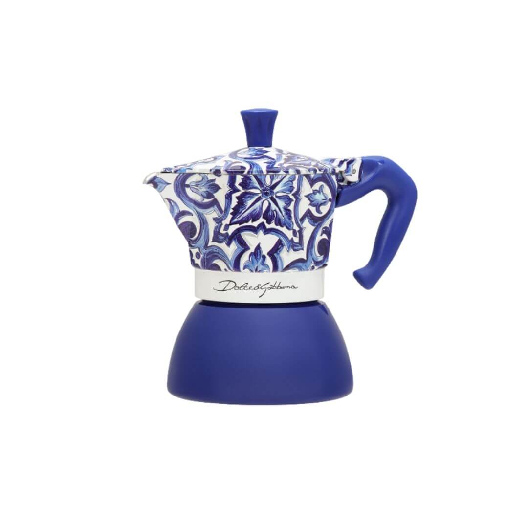 Bialetti Dolce&Gabbana Moka Induction | Blu Mediterraneo 4 Cup