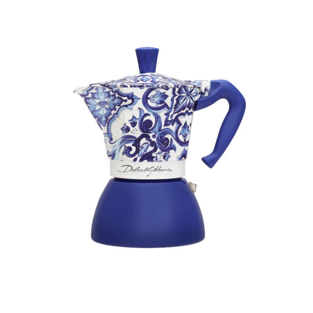 Bialetti Dolce&Gabbana Moka Induction | Blu Mediterraneo 6 Cup