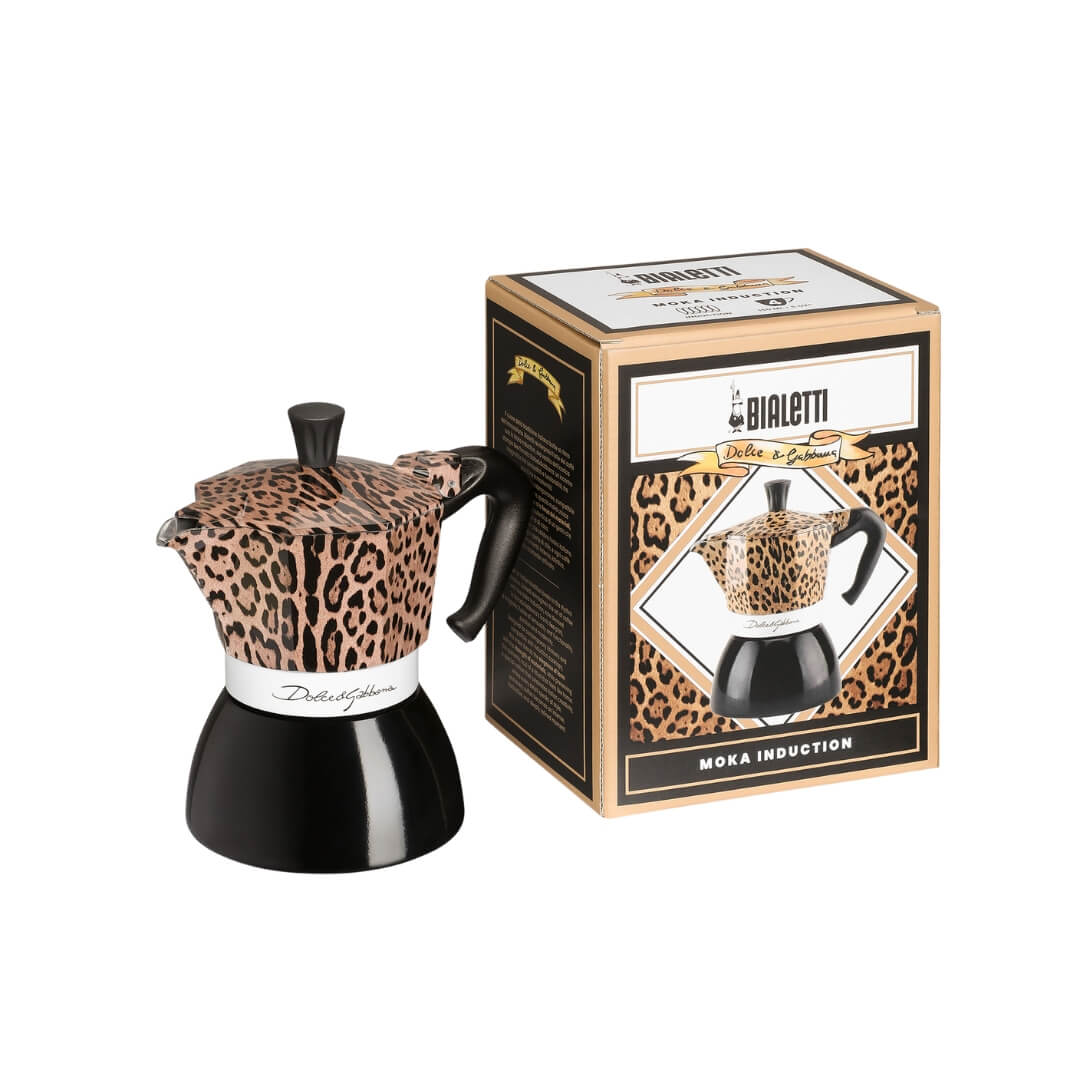 Bialetti Dolce&Gabbana Moka Induction | Leopardo 4 Cup