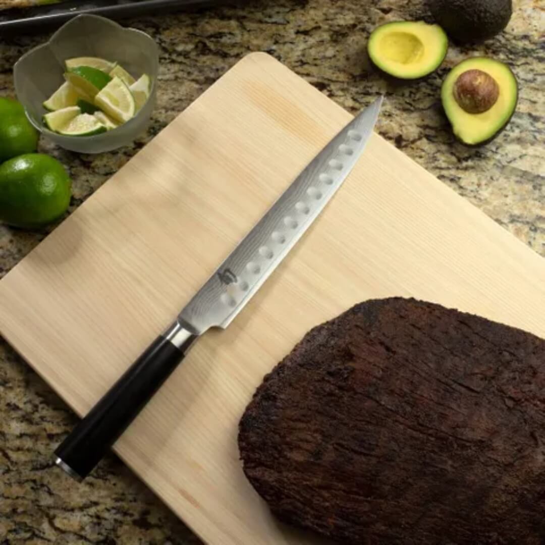 Kai Shun Classic Granton Slicing Knife 23cm