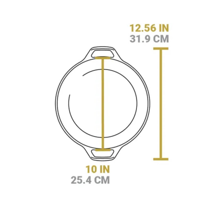 Lodge Cast Iron Double Dutch Oven 26cm