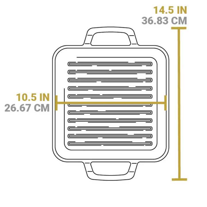 Lodge Chef Collection Square Grill Pan 28cm
