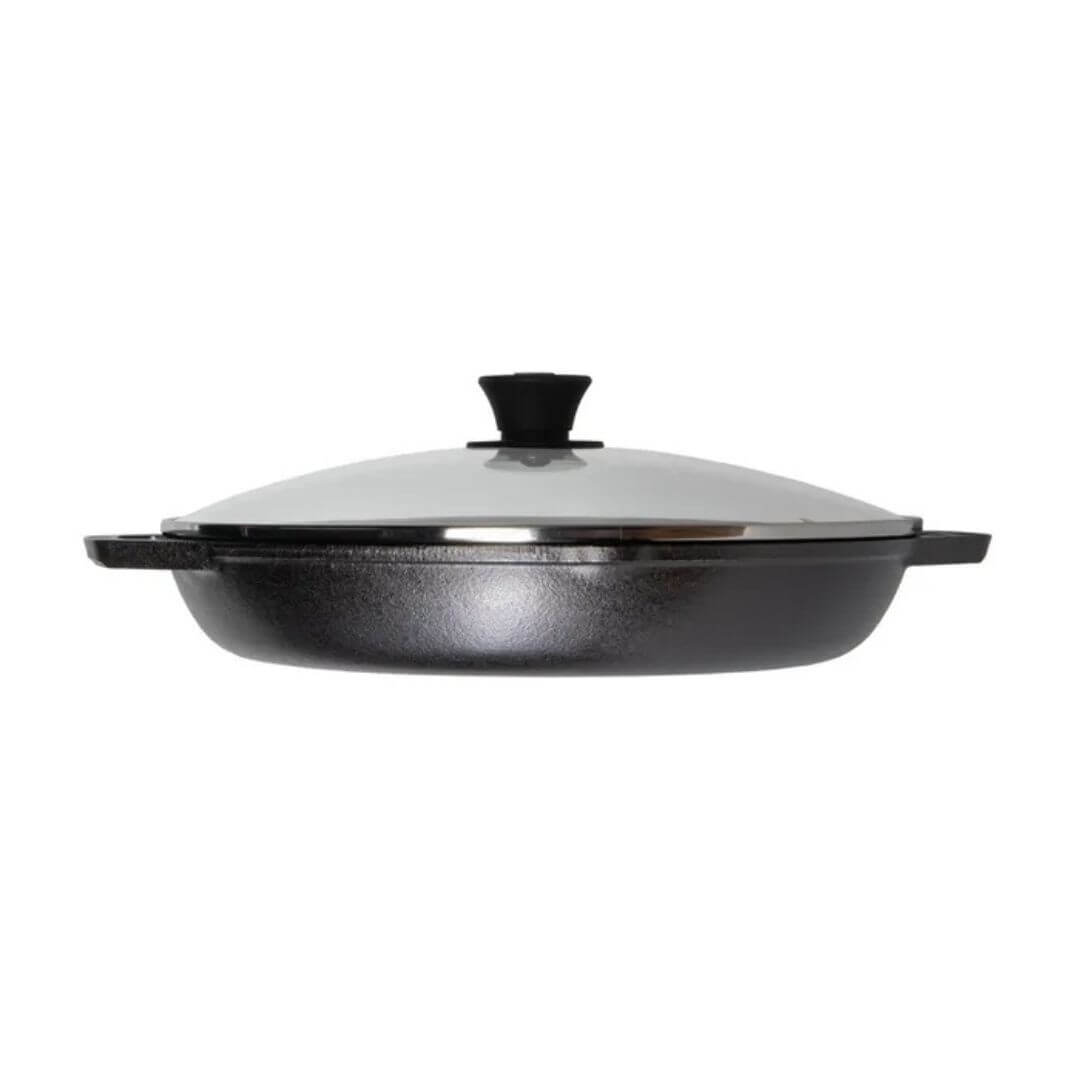 Lodge Chef Collection 30cm Pan with Glass Lid