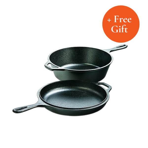 Lodge Cast Iron Combo Cooker 26cm