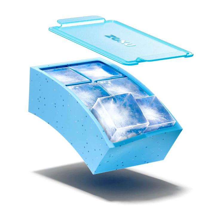Zoku Jumbo Square Ice Cube Tray Blue