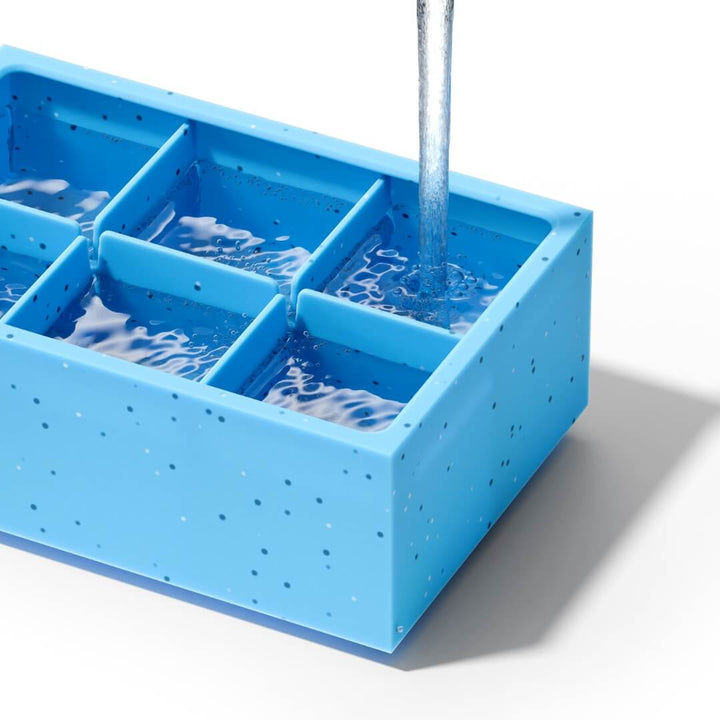 Zoku Jumbo Square Ice Cube Tray Blue