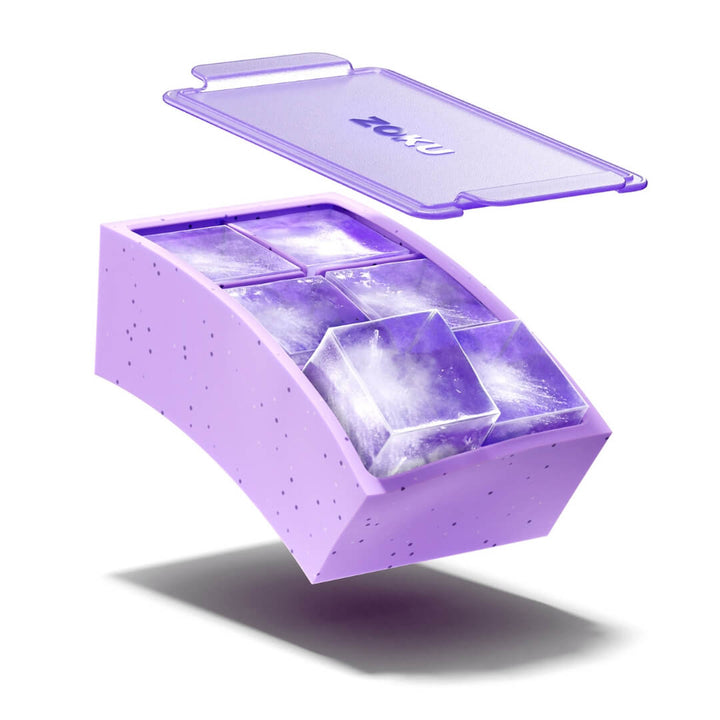 Zoku Jumbo Square Ice Cube Tray Purple