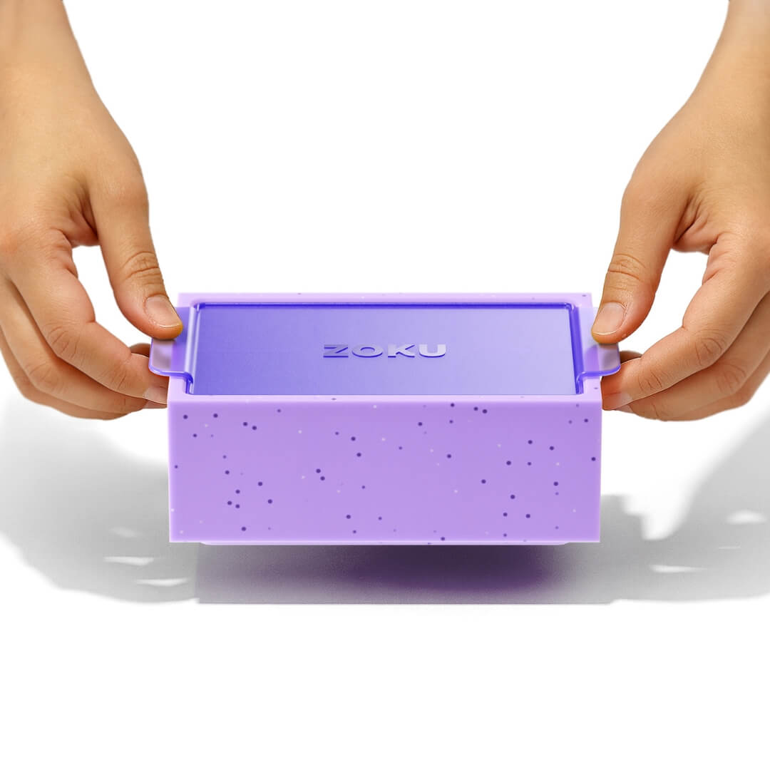 Zoku Jumbo Square Ice Cube Tray Purple