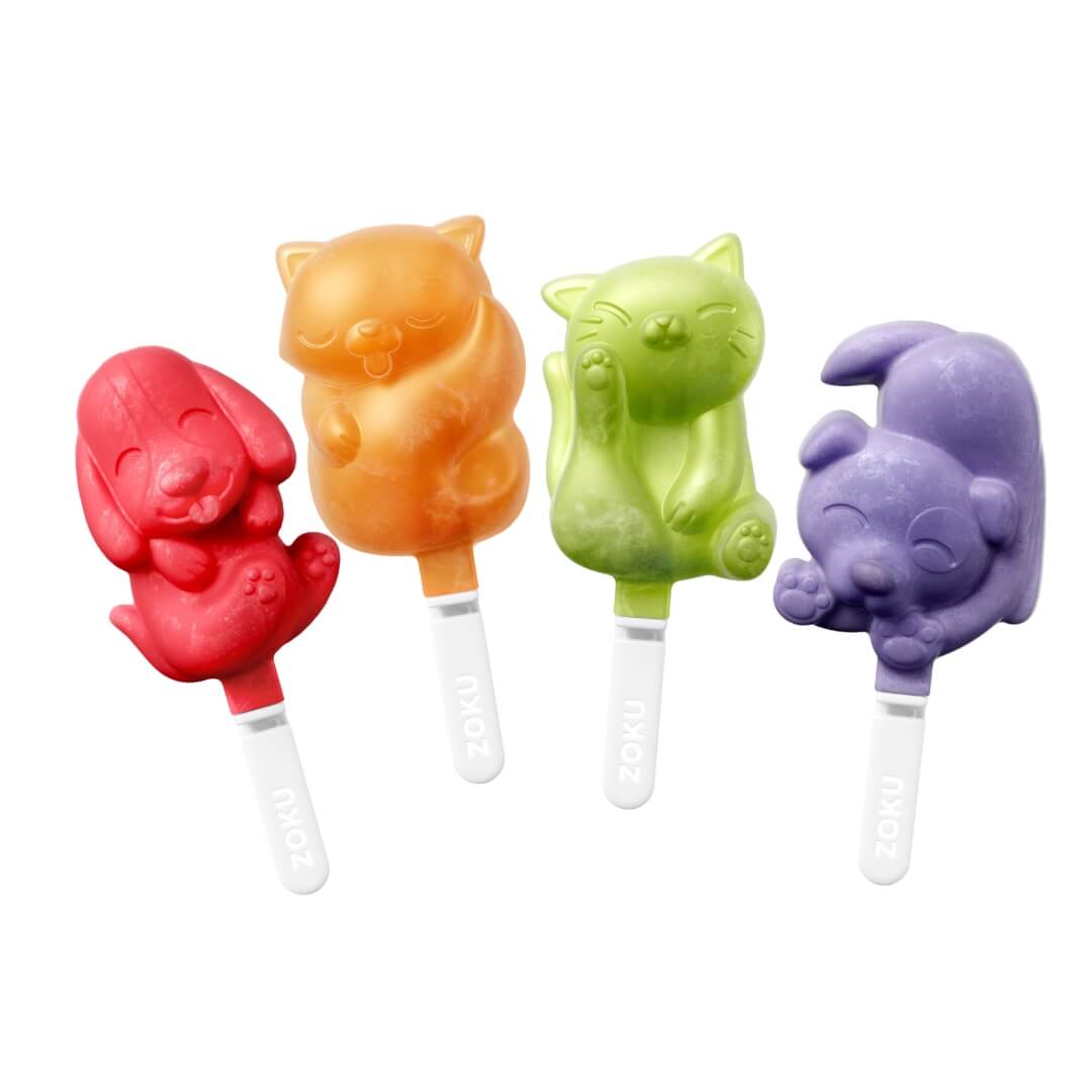 Zoku Cat & Dog Ice Pop Mould