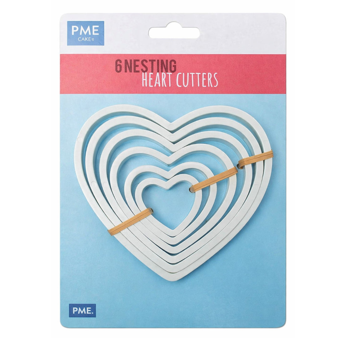 PME Heart Cutters set of 6