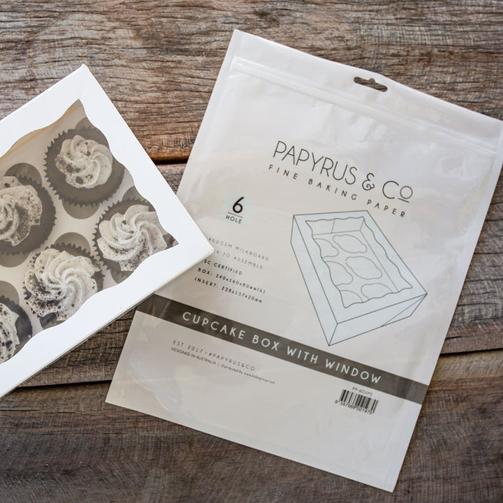 Papyrus Cupcake Box with Window