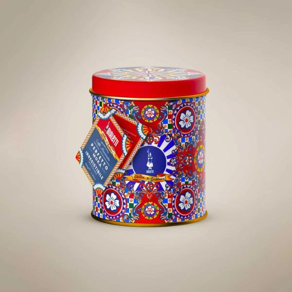 Bialetti Dolce&Gabbana Moka and Coffee | Sicilian Cart Set 3pce
