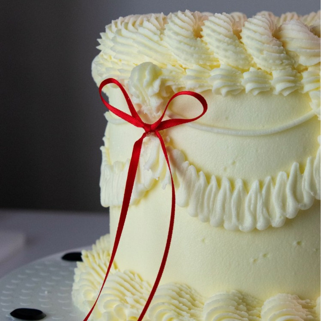 PME Ribbon Bow Cake Toppers Red (8pk)