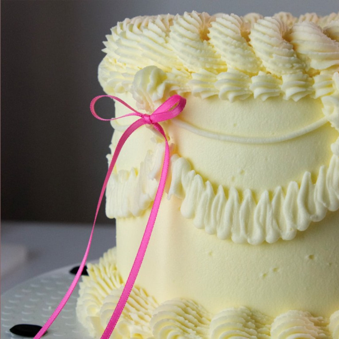 PME Ribbon Bow Cake Topper Pink 8pk