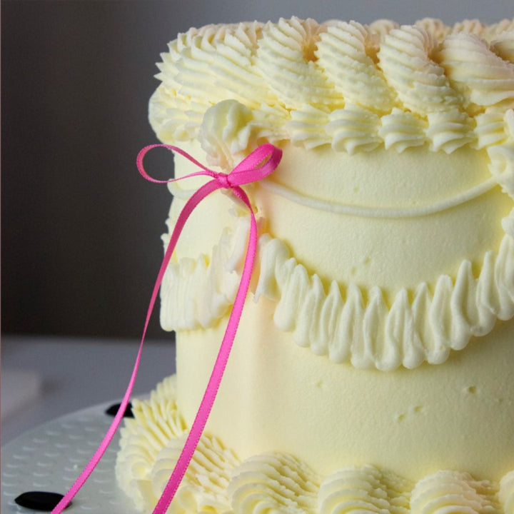 PME Ribbon Bow Cake Topper Pink 8pk