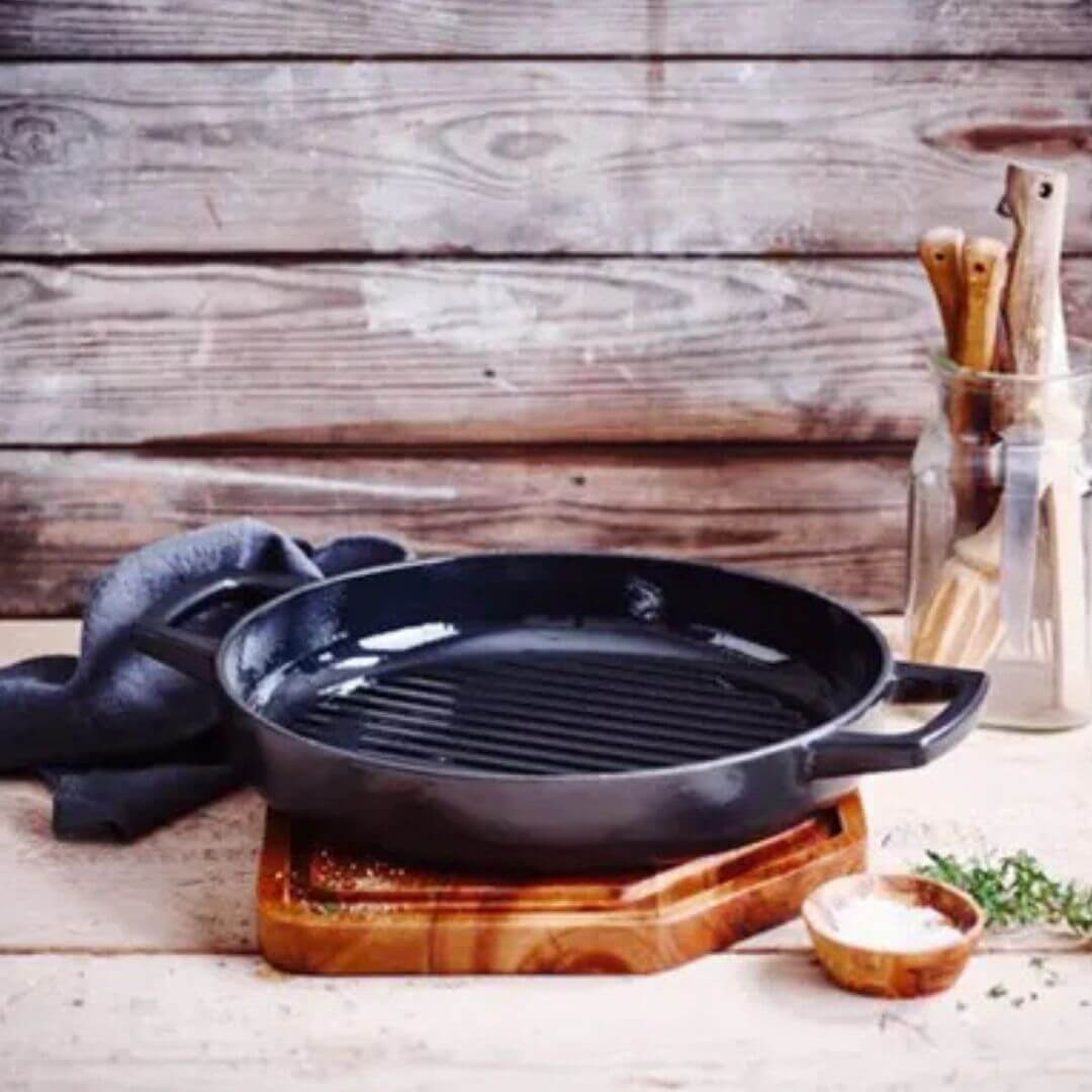 Beka Nori Cast Iron Grill Pan 28cm