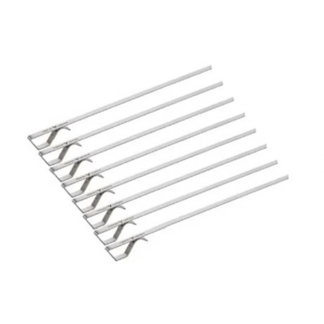 Hunt & Gather BBQ Stainless Steel Skewers 8pk