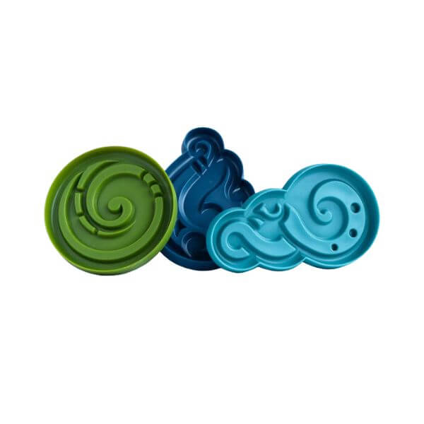 Kuki Reka Kani Koru Cookie Cutters Set of 3