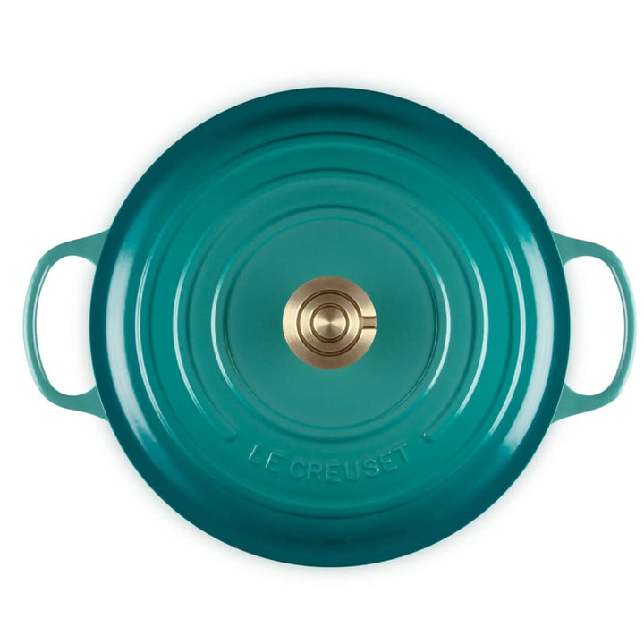 Le Creuset Signature Round Casserole Bleu Riviera