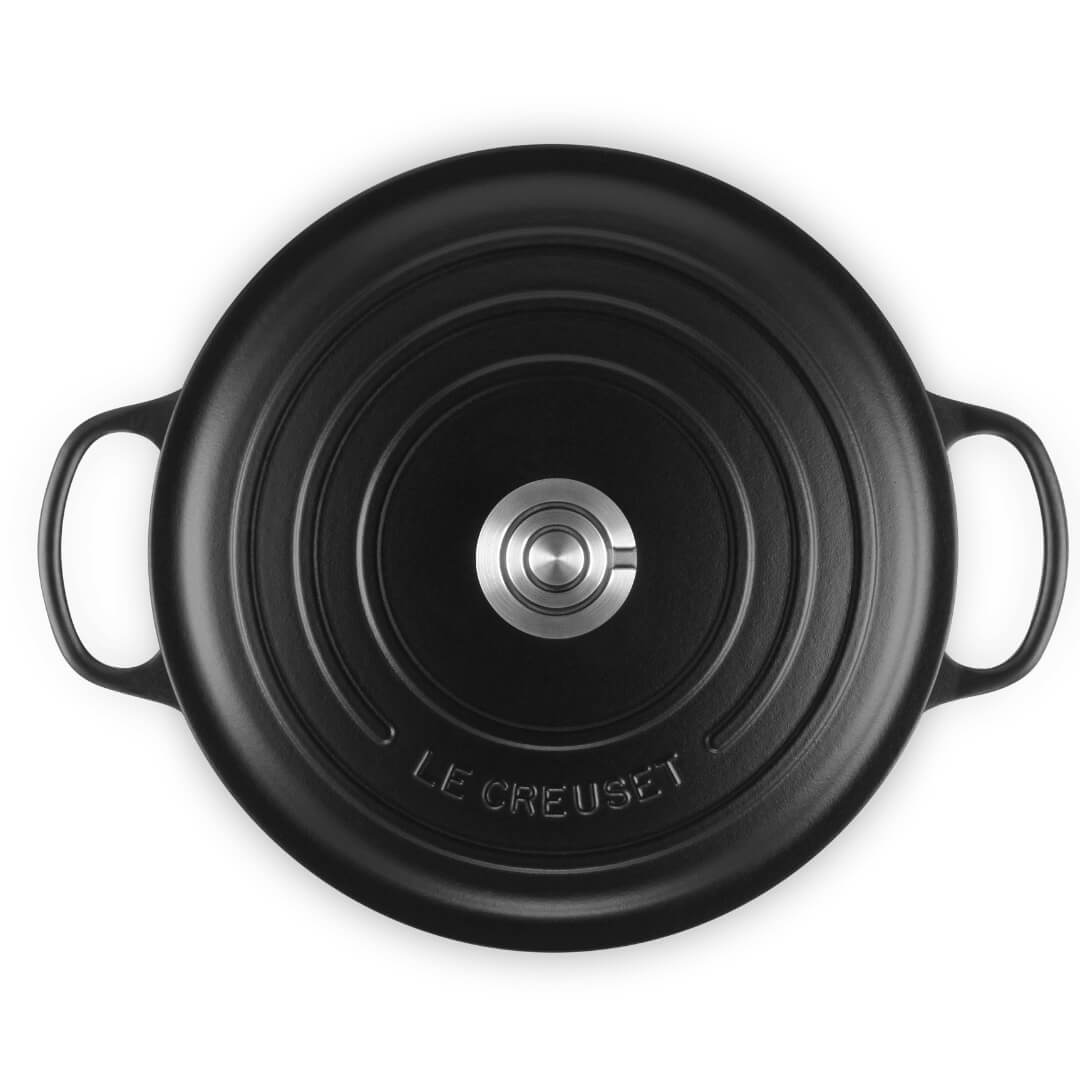 Le Creuset Signature Round Casserole Satin Black