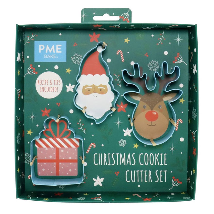 PME Santa Cookie Cutter Set 3pc