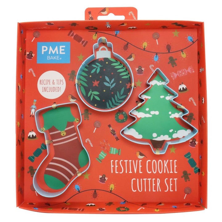 PME Festive Cookie Cutter Set 3pc