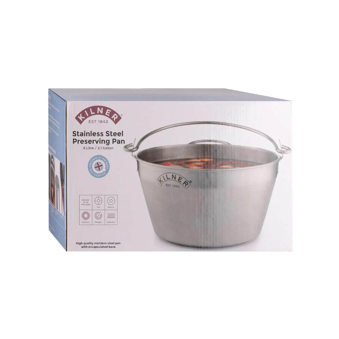 Kilner Jam Pan Stainless Steel 8L