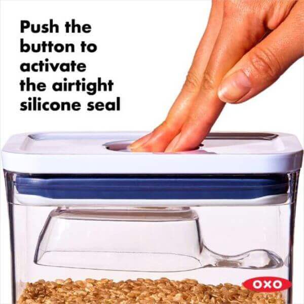 OXO Good Grips Pop 2.0 Slim Rect Short Container