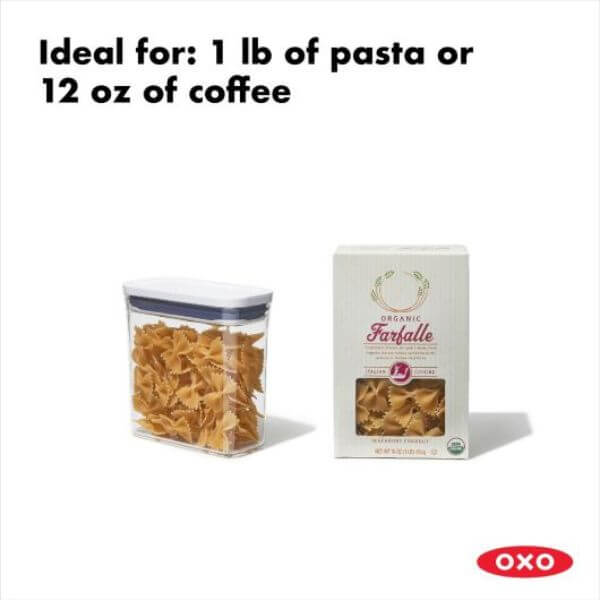 OXO Good Grips Pop 2.0 Slim Rect Short Container
