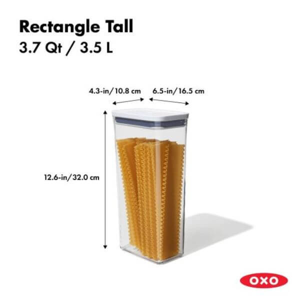 OXO Good Grips Pop 2.0 Rect Tall Container 3.5L